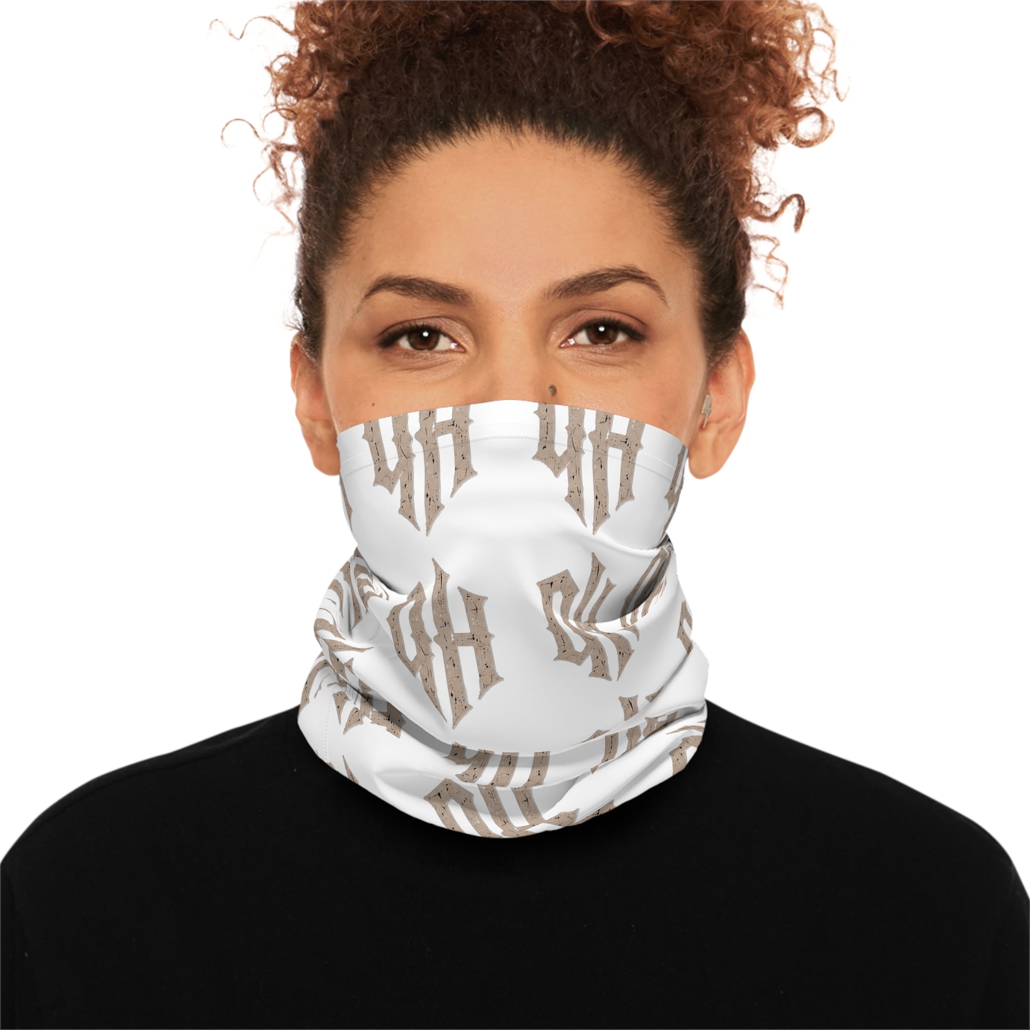 DH White/Beige Neck Gaiter