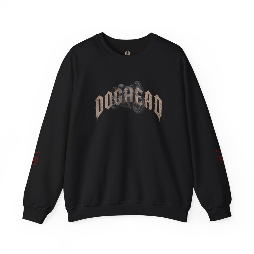Doghead Motorcycle Crewneck Sweatshirt