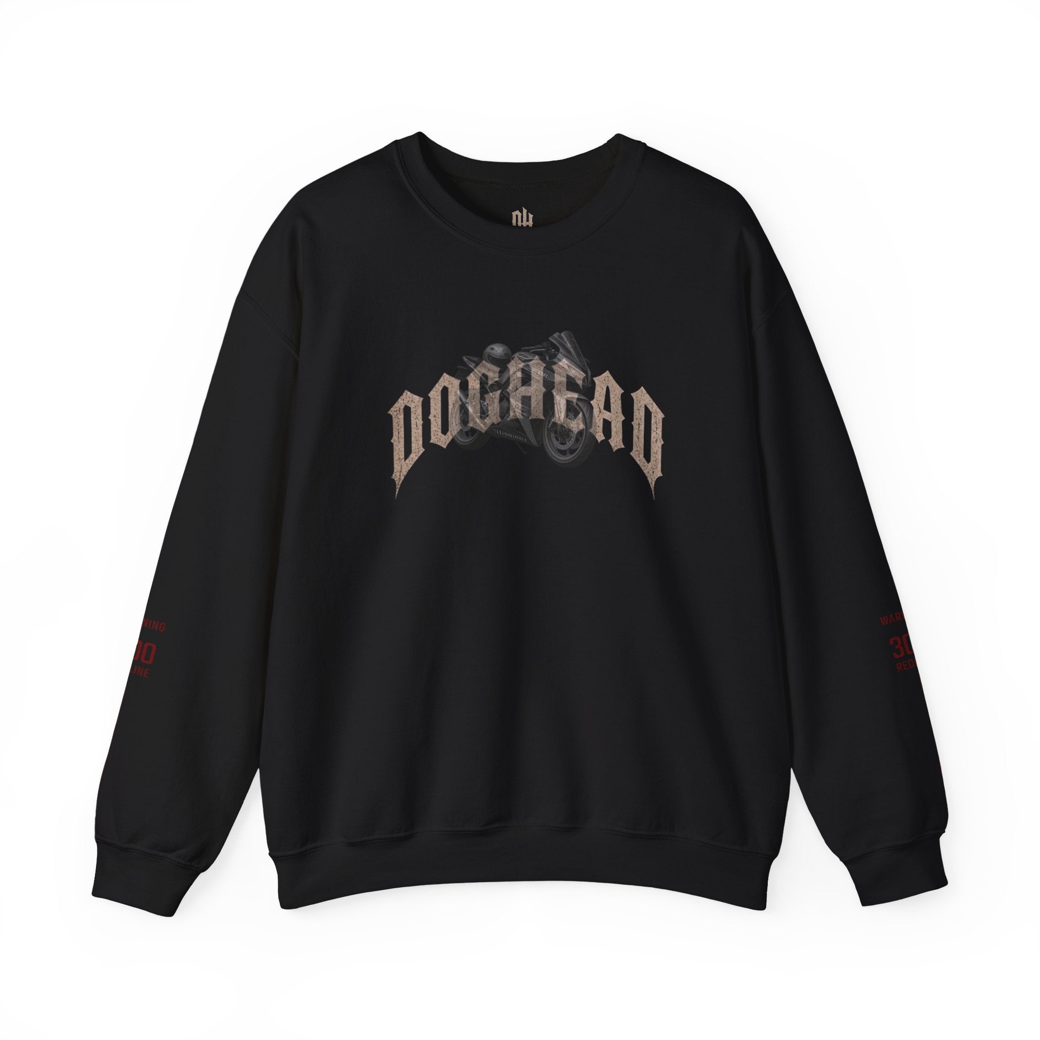 Doghead Motorcycle Crewneck Sweatshirt